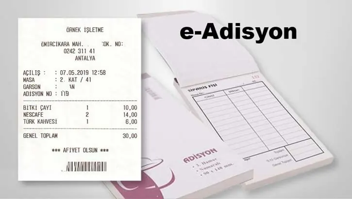Gastromenum adisyon programı